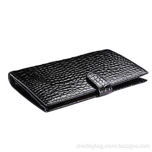 Travel wallet, made of leather